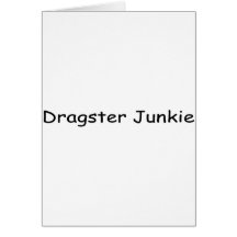 Drogadicto de Dragster Felicitación
