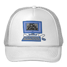 Drogadicto del juego de la PC Gorras De Camionero