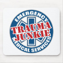 Drogadicto del trauma del ccsme tapetes de raton