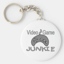 Drogadicto del videojuego llavero personalizado