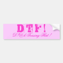 DTF PEGATINA DE PARACHOQUE
