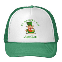 ~ Dublín del día de St Patrick Gorras De Camionero