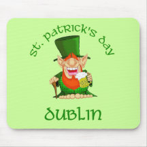 ~ Dublín del día de St Patrick Tapete De Ratón