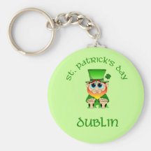 ~ Dublín del día del St Patricks Llavero