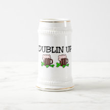 Dublín encima del día del St Patricks Tazas De Café