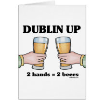 Dublín para arriba felicitación