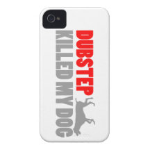 DUBSTEP divertido mató a mi perro Case-Mate iPhone 4 Carcasas