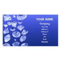 Ducha de diamantes tarjeta de negocio