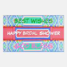 Ducha NUPCIAL feliz - modelo afortunado chino Pegatinas