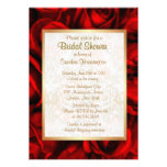 Ducha nupcial floral del rosa rojo anuncio