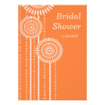 Ducha nupcial floral moderna - invitaciones anaran anuncios  