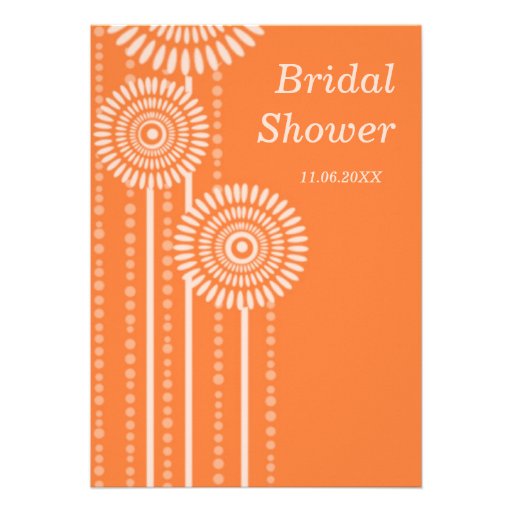 Ducha nupcial floral moderna - invitaciones anaran anuncios  