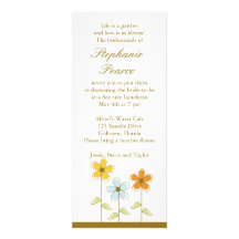 Ducha nupcial invitacion personalizada