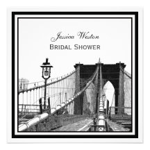 Ducha nupcial SQ del puente de Brooklyn del horizo Anuncios
