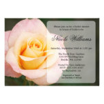 Ducha nupcial subió melocotón invitación