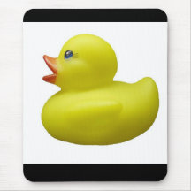 Duckie de goma Mousepad Alfombrilla De Ratón