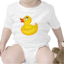 Duckies de goma amarillo camiseta