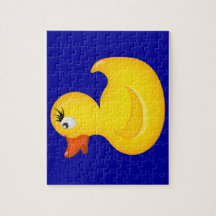 Duckies de goma amarillo puzzles