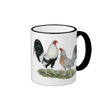 Duckwing de plata Gamefowl Taza