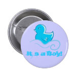 ducky azul él ` s un botón del muchacho botones