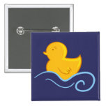 ducky de goma con el botón de las ondas botones