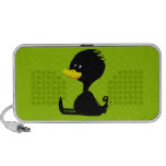 Ducky negro laptop altavoces