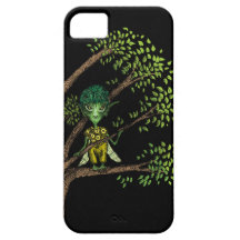 Duende del árbol de la abeja iPhone 5 Case-Mate coberturas