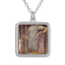 Duende que ofrece una pequeña rama joyerias personalizadas