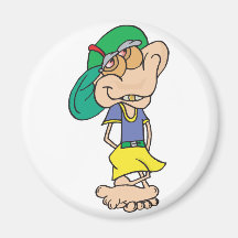 duende torpe del friki iman de frigorífico