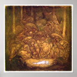 Duendes de la raíz por el poster de Juan Bauer