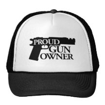 Dueño de arma orgulloso gorro de camionero