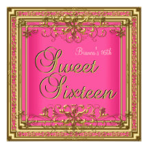 Dulce chica adolescente del oro rosado brillante d comunicados personalizados