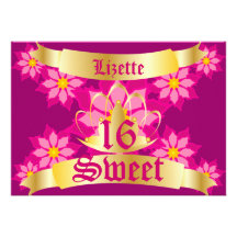 Dulce floral real dieciséis de la mariposa - Cust. Anuncios Personalizados