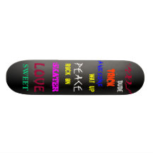 DULCE, FRESCO, PAZ, skateboaed Tabla De Skate