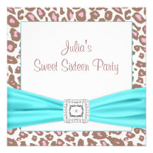 Dulce rosado elegante dieciséis del diamante del t invitaciones personales 