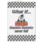 dumpty humpty nunca bajó tarjeta