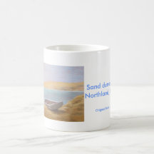 Dunas de arena en Opononi, tierra del norte, Nueva Taza