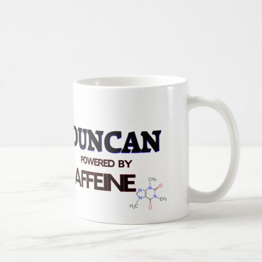 Duncan accionó por el cafeína tazas de café