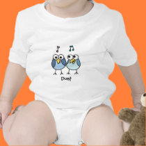 Dúo de Byrdies del bebé del muchacho camisetas