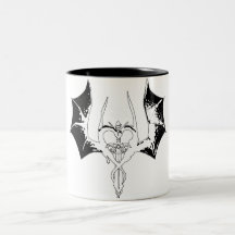 duo dragón corazón tazas de café