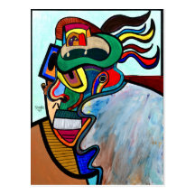 "Duque del danés" por Ruchell Alexander Postal