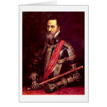 Duque Of Alba By Titian Tarjeta