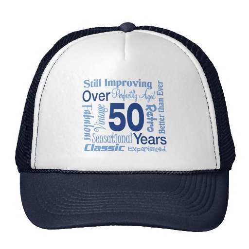 Durante 50 años de 50.o cumpleaños gorra