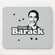 Duro como camiseta de Barack Tapete De Ratón