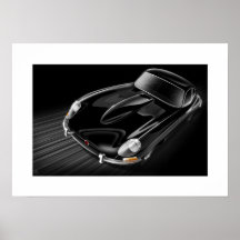 E-Tipo de Jaguar Posters