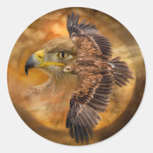 Eagle-Alcohol del pegatina del arte del viento
