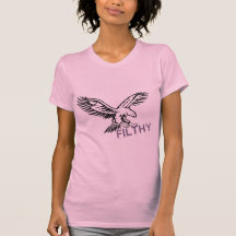 EAGLE ASQUEROSO PARA LAS MUJERES LIGERAS ' S CAMISETAS