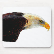 Eagle calvo alfombrilla de ratones