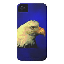 Eagle calvo americano Case-Mate iPhone 4 cárcasa