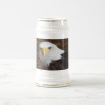 Eagle calvo imponente tazas